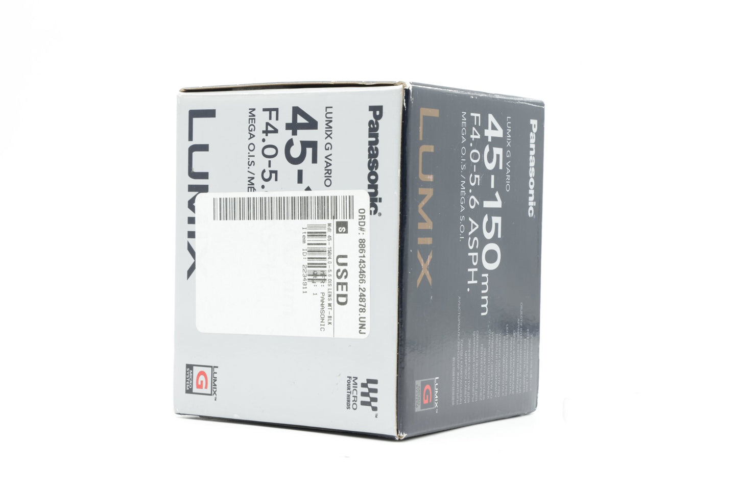 Panasonic Lumix G Vario 45-150mm f/4-5.6 ASPH Mega O.I.S. Lens - Near Mint Minus