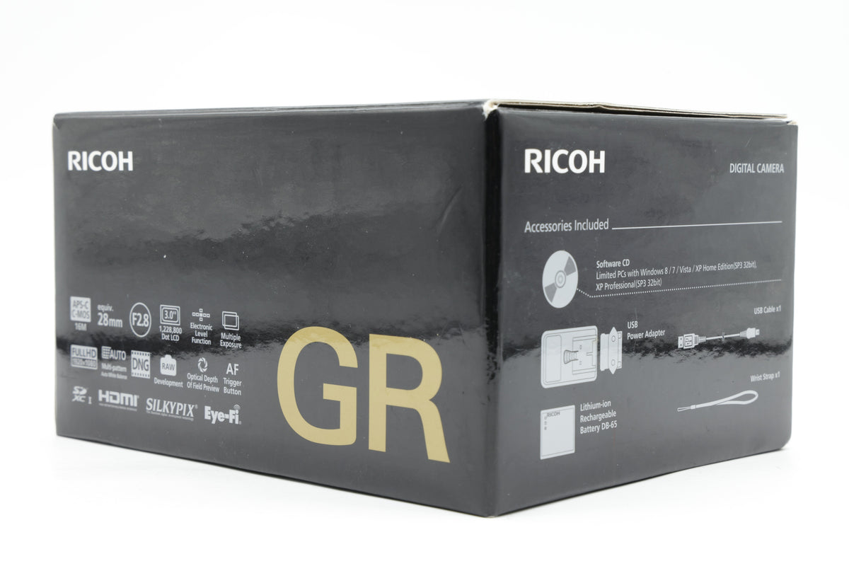 Ricoh GR 16.2MP Compact Camera - Near Mint Minus - SC: 1570