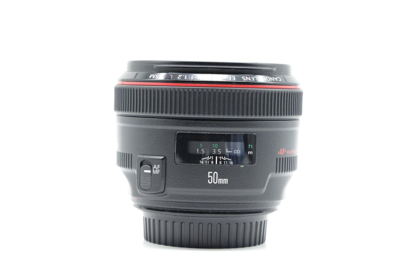 Canon EF 50mm f/1.2 L USM Lens - Excellent Plus