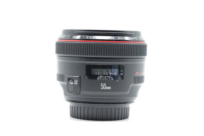 Canon EF 50mm f/1.2 L USM Lens - Excellent Plus