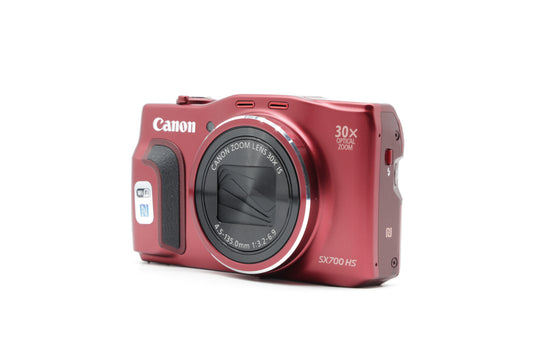 Canon PowerShot SX700 HS Wifi 16.1MP Digital Camera Red - Excellent Plus
