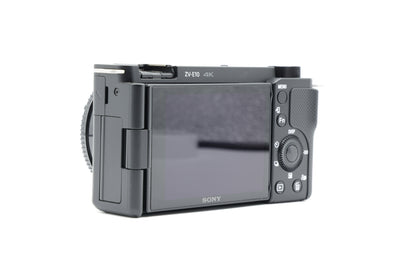 Sony ZV-E10 Mirrorless Camera Body Only - Excellent Plus - Shutter Count: 25