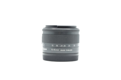 Canon EF-M 15-45mm f/3.5-6.3 IS STM Lens - Excellent
