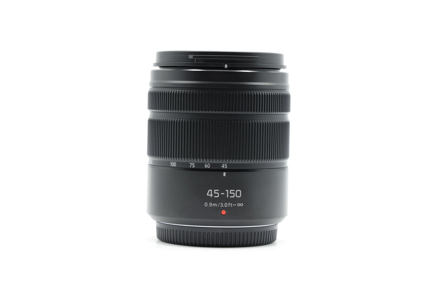 Panasonic Lumix G Vario 45-150mm f/4-5.6 ASPH Mega O.I.S. Lens - Near Mint Minus