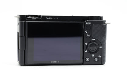Sony ZV-E10 Camera Body Only - Excellent - SC: 85