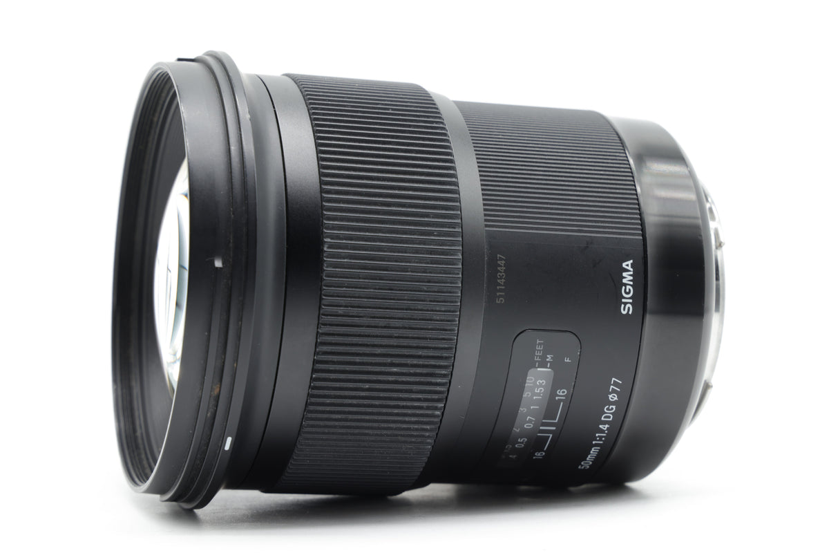 Sigma 50mm F1.4 DG HSM Art Lens Canon EF Fit - Good