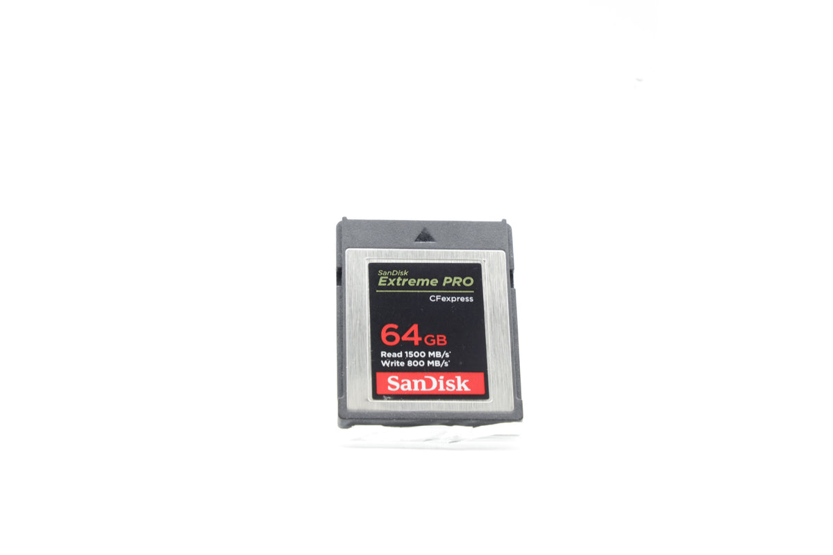 SanDisk 64GB Extreme PRO CFexpress Card Type B Memory Card - Excellent Plus