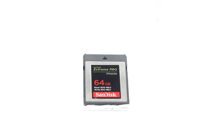 SanDisk 64GB Extreme PRO CFexpress Card Type B Memory Card - Excellent Plus
