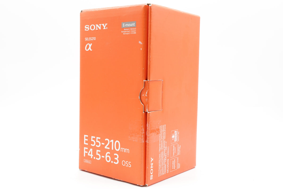 Sony E 55-210mm F4.5-6.3 OSS Lens - Excellent Plus