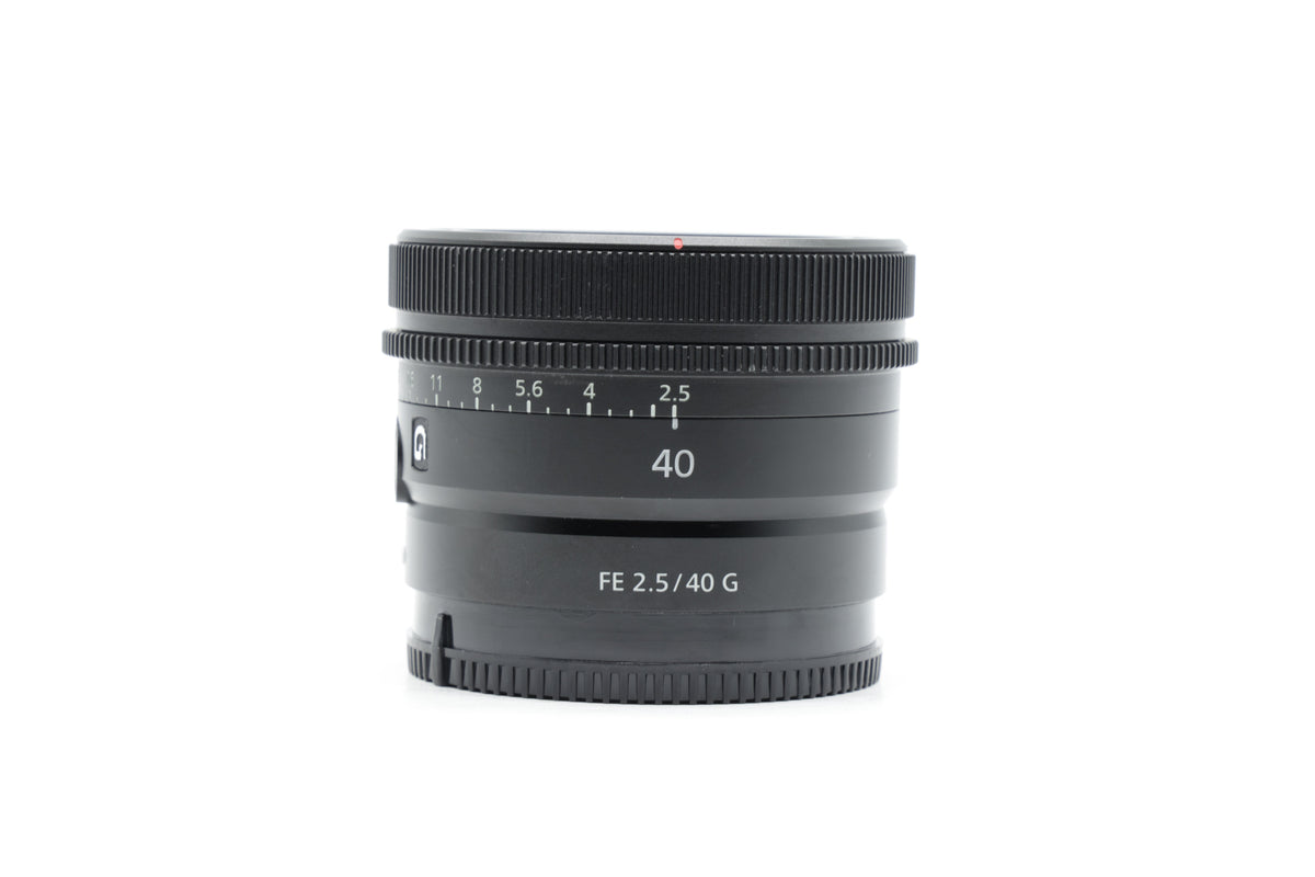 Sony FE 40mm F2.5 G Lens - Excellent Plus