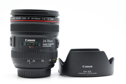 Canon EF 24-70mm f/4L IS USM Lens - Excellent