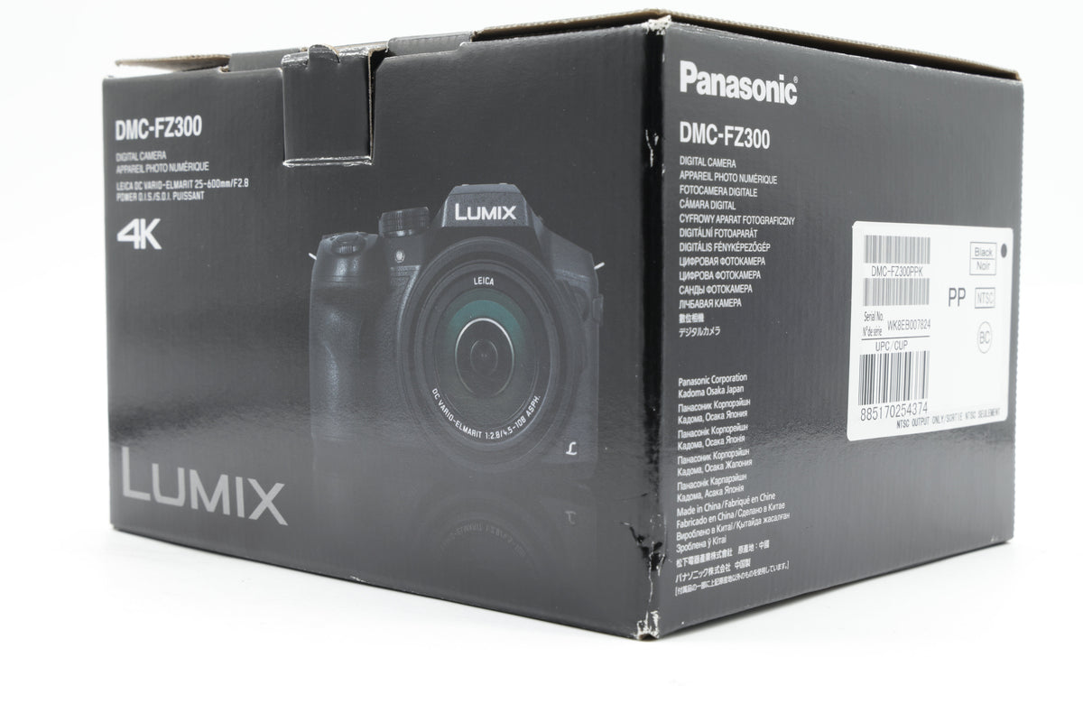Panasonic Lumix DMC-FZ300 Compact Camera - Excellent Plus - SC: 179