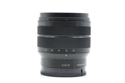 Sony E 10-18mm F4 OSS Lens - Excellent Plus