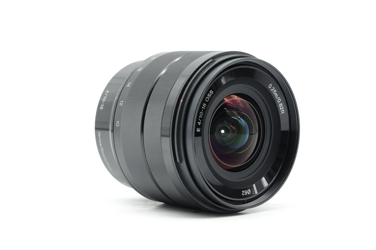 Sony E 10-18mm F4 OSS Lens - Excellent Plus