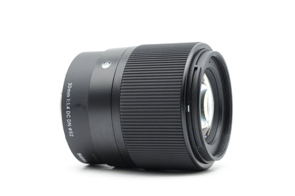 Sigma 30mm F1.4 DC DN Contemporary Lens Sony E Fit - Excellent Plus