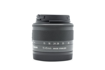 Canon EF-M 15-45mm f/3.5-6.3 IS STM Lens - Near Mint Minus