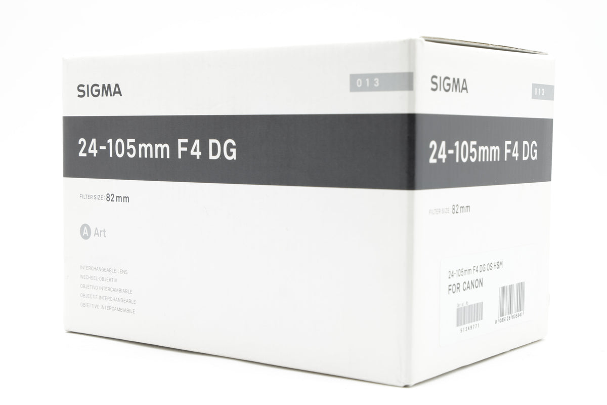 Sigma 24-105mm F4 DG OS HSM Art Canon EF Fit - Excellent