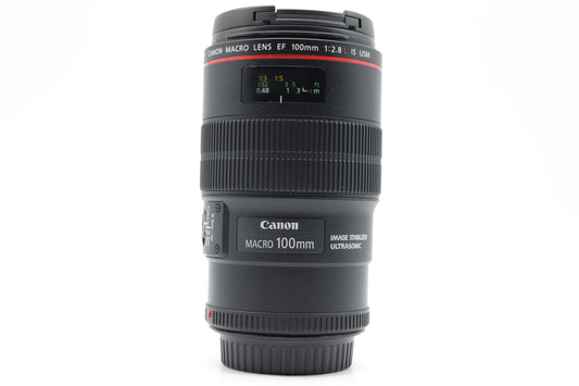 Canon EF 100mm f/2.8L Macro IS USM Lens - Excellent Plus