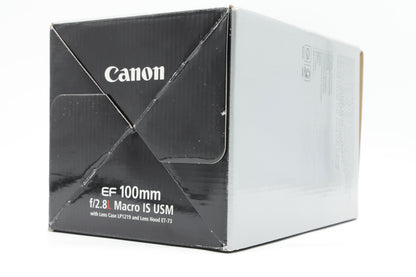 Canon EF 100mm f/2.8L Macro IS USM Lens - Excellent Plus